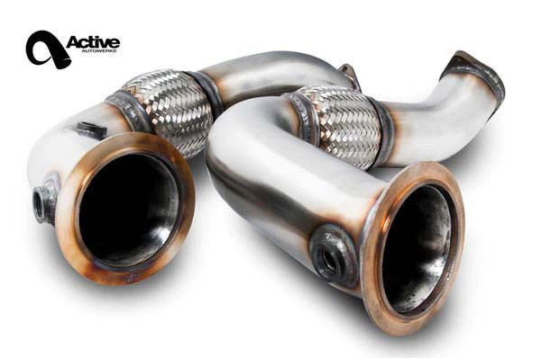 Active Autowerke BMW S63 N63 X5 X5M X6 X6M Catless Downpipes