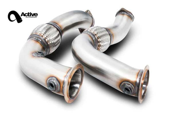 Active Autowerke BMW S63 N63 X5 X5M X6 X6M Catless Downpipes