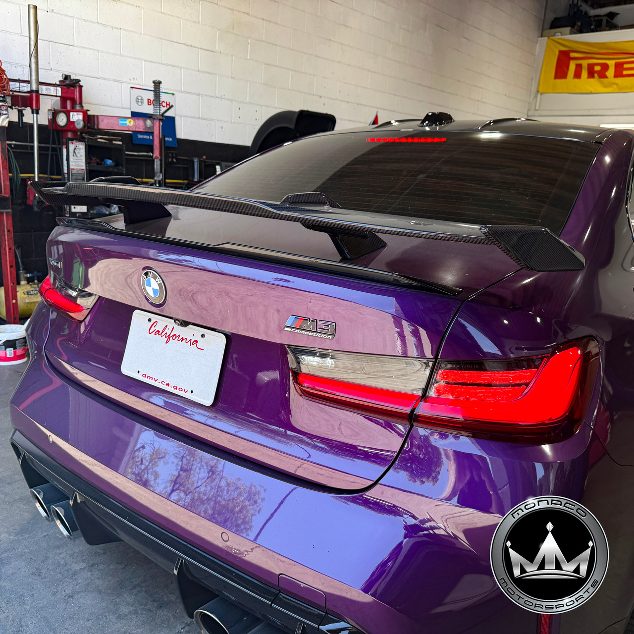 BMW G80/G82/G83/G87 M2 M3 M4 Carbon Fiber M Performance Style Wing