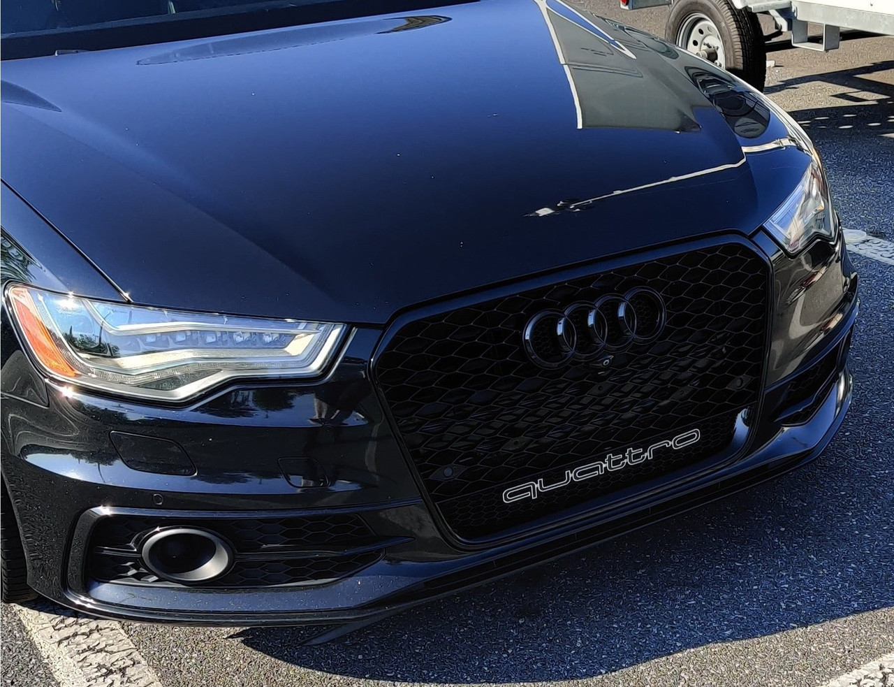 2012-2015 Audi A6 S6 RS6 Honeycomb Grille with Lower Mesh | C7