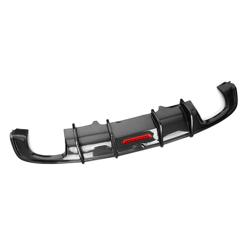 2017-2020 Audi A4 S4 KB Style Rear Diffuser with LED | B9