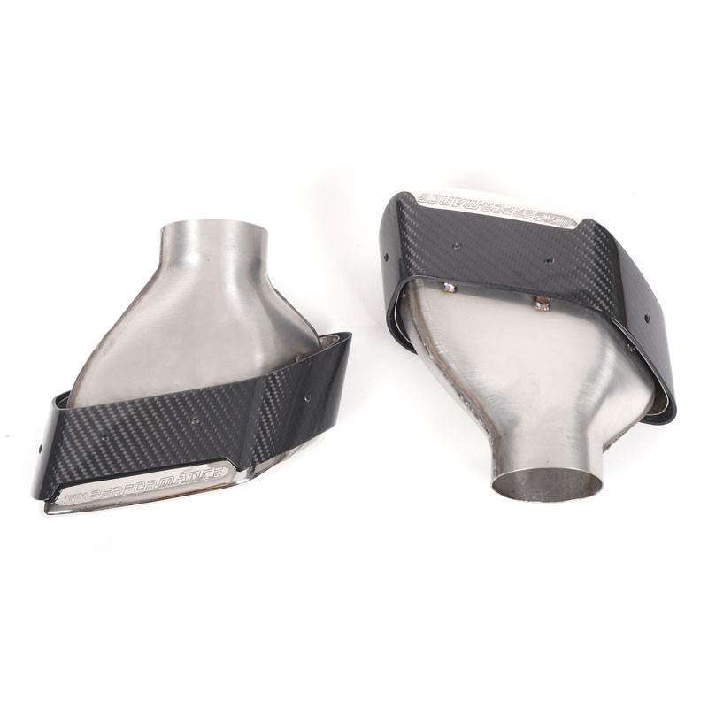 BMW 5 Series G30 M Performance Carbon Fiber Square Exhaust Tips