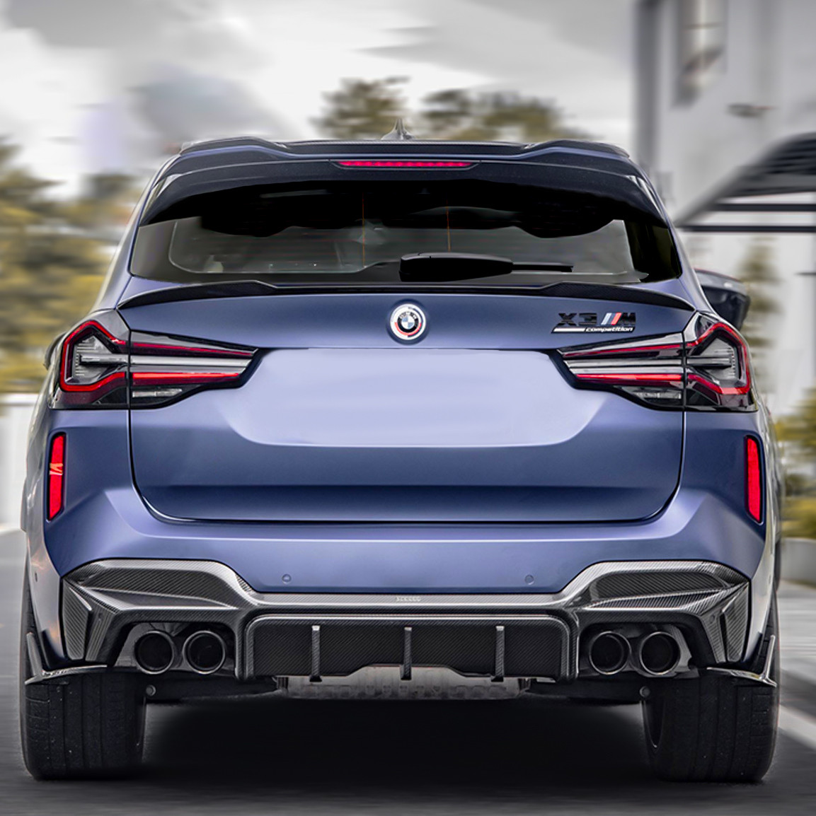 BMW X3 & X3M (G01/F97) Carbon Fiber SQ Style Roof Spoiler