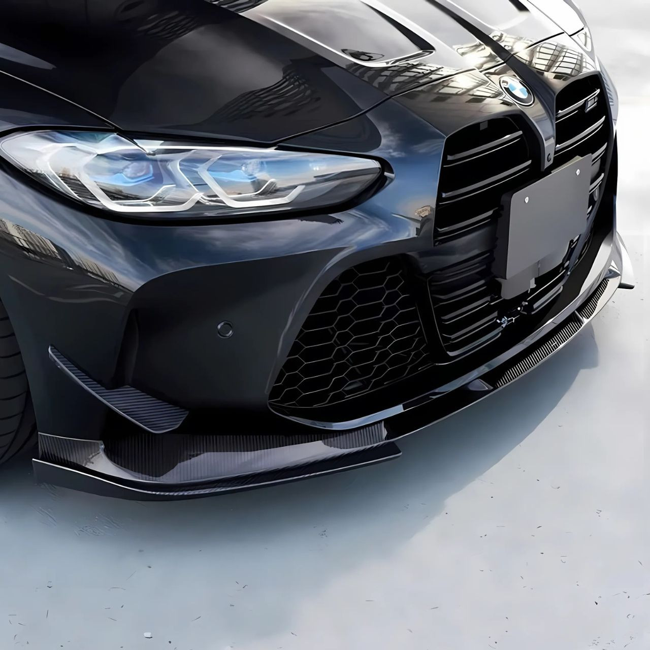 BMW G80/G82/G83 M3 M4 Carbon Fiber 3D Style Front Lip