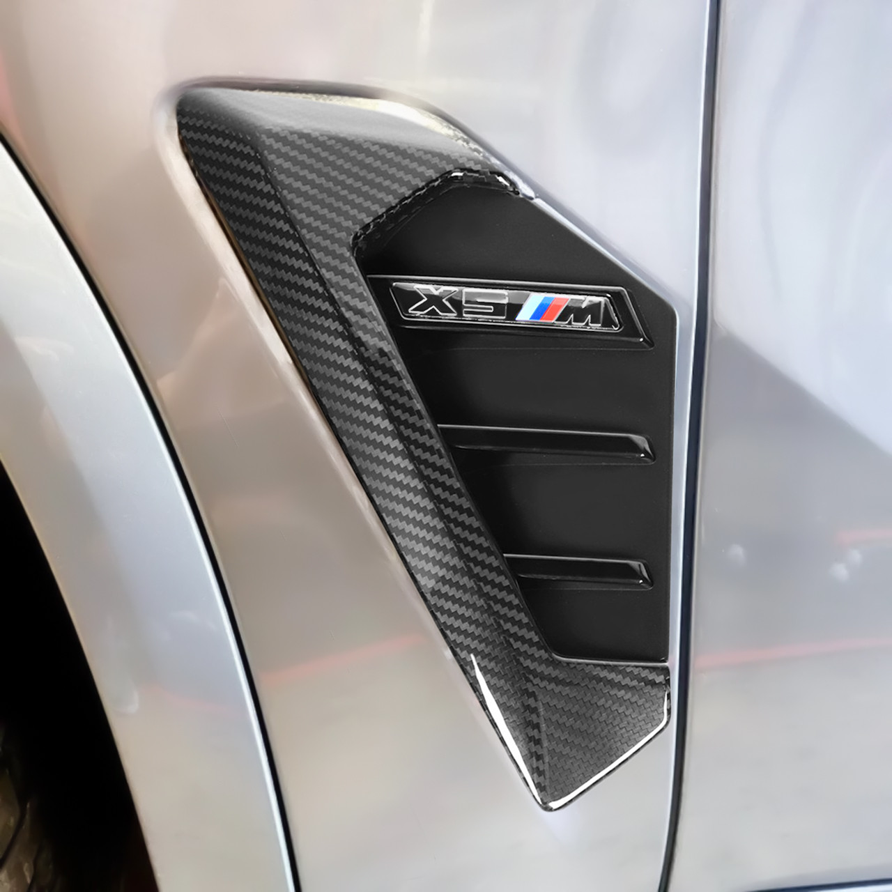 2024+ BMW X5 & X5M (G05 F95) Carbon Fiber Side Fender Vent Trim Covers