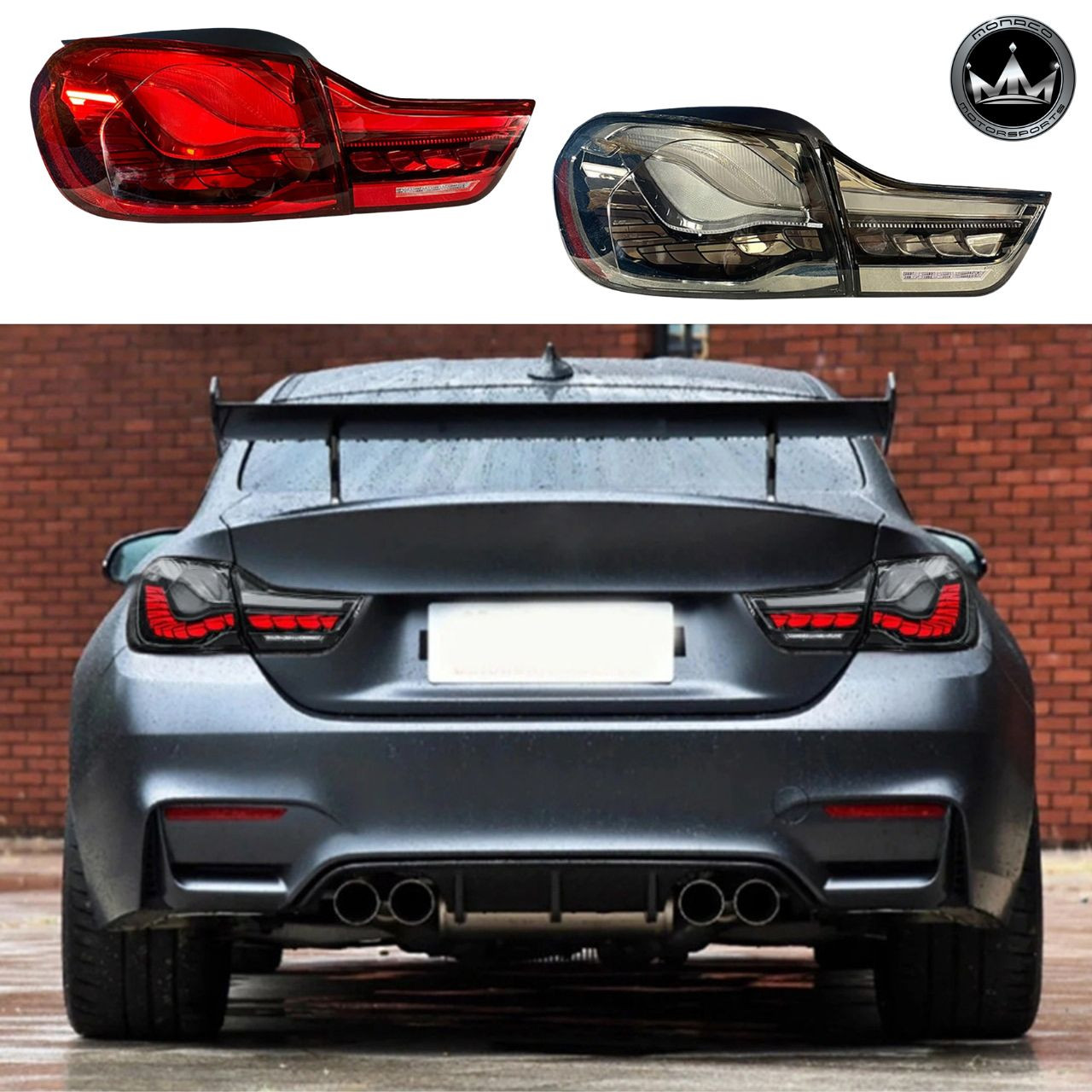 BMW 4シリーズ F32 F33 F36 M4 F82 M4 LED テールランプ スモーク
