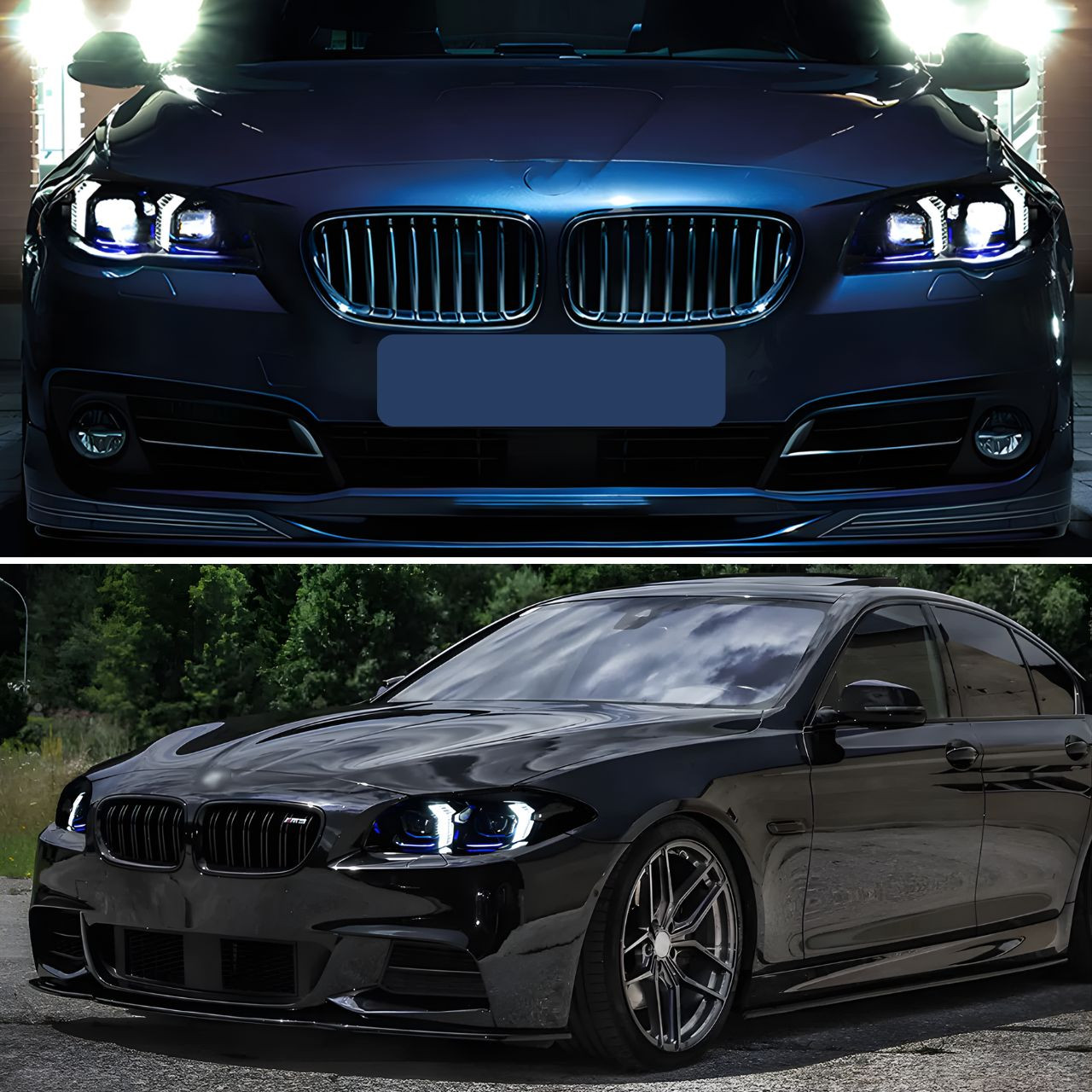 2011-2017 BMW F10 M5/5 Series Fang Style LED Headlights