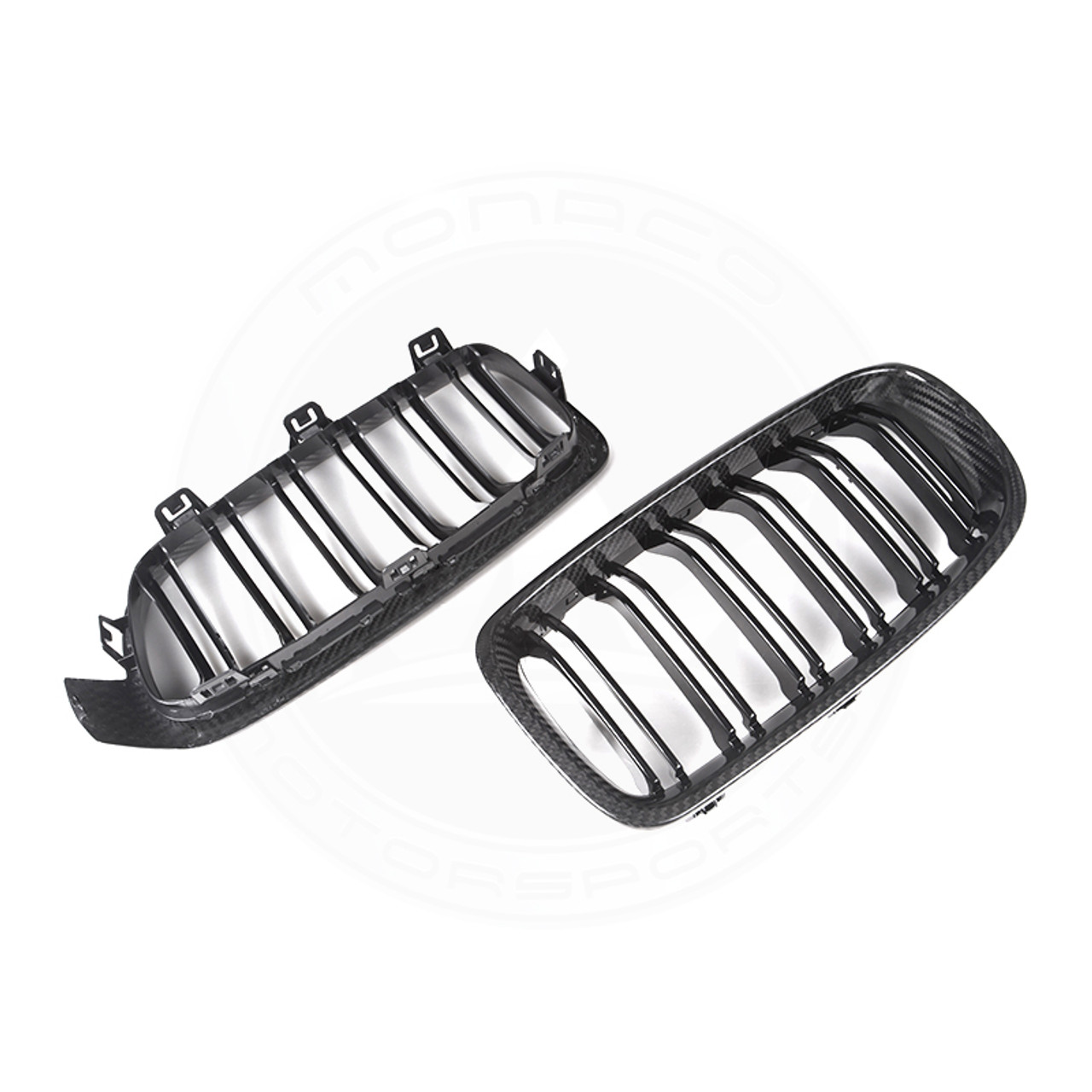 BMW 3 Series F30 F31 Dual Slat Gloss Black Grilles