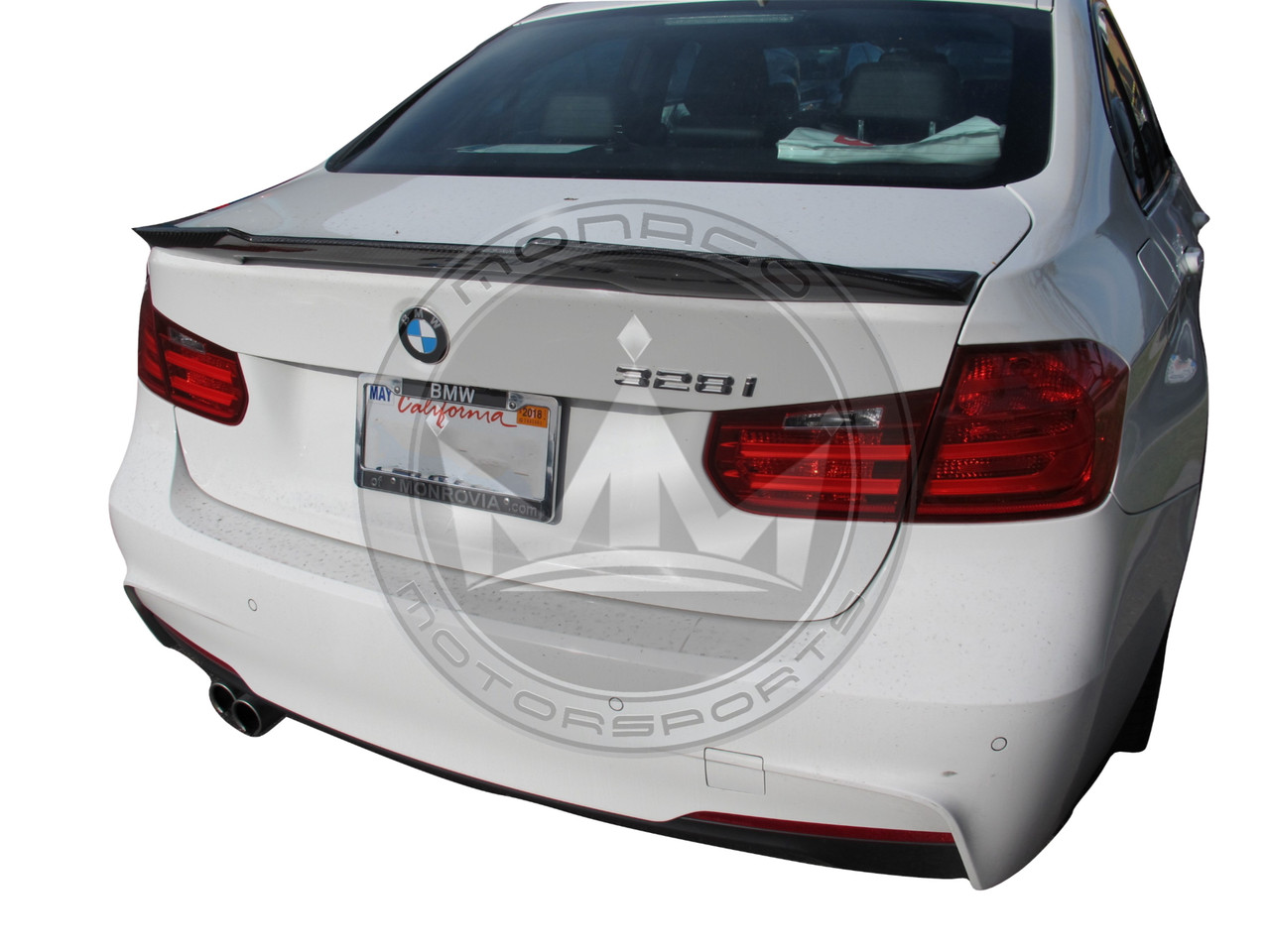 2012-2018 For BMW F30 F80 M3 320i 328i 330i Gloss Black PSM Style Trunk  Spoiler