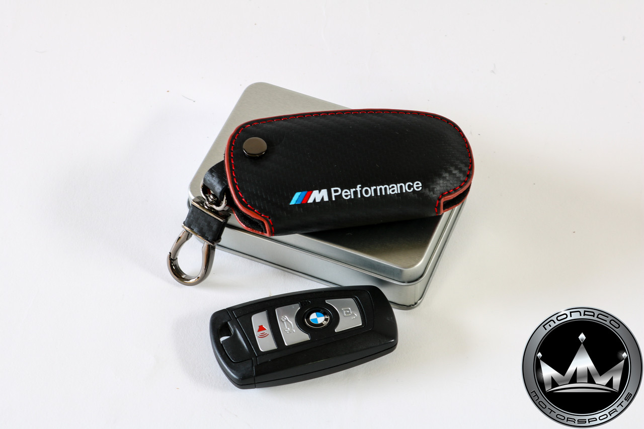 F Generation BMW M Performance Leather Key Fob Cover