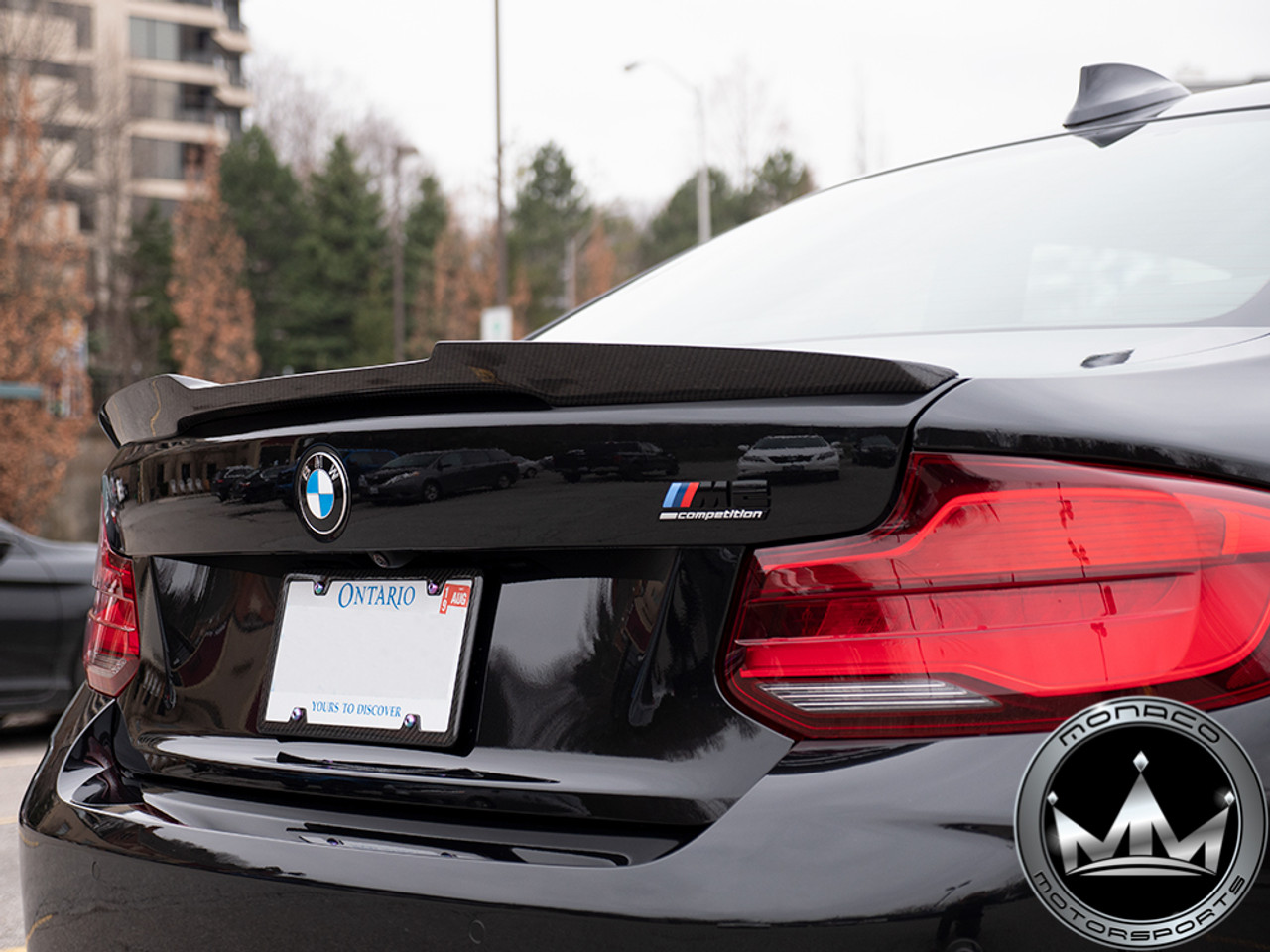 BMW M2/2 Series F87 F22 Carbon Fiber M4 Style Trunk Spoiler