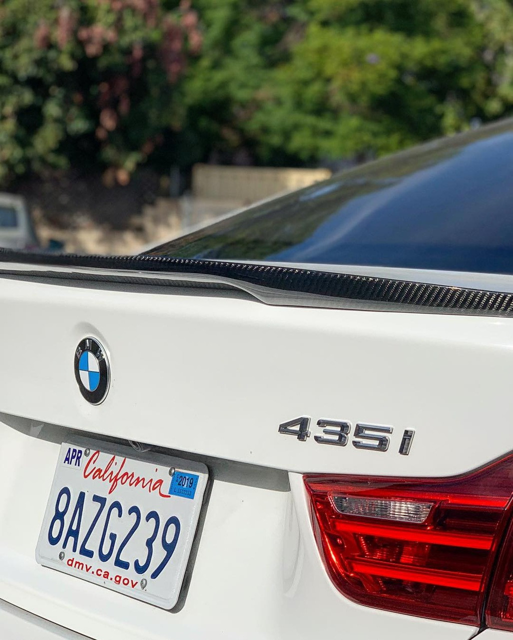 BMW 4 Series Gran Coupe F36 Vacuumed Carbon Fiber PSM Style Trunk Spoiler