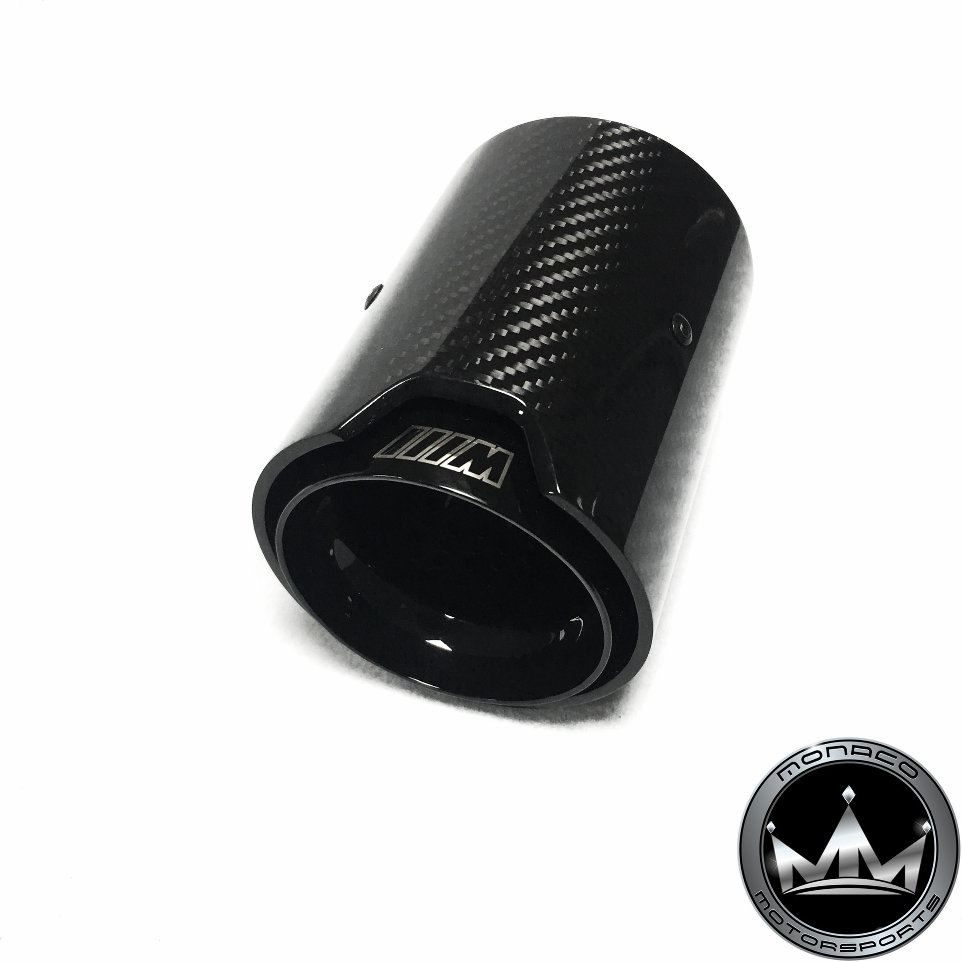 BMW 2, 3, & 4 (F22, F30, F32, F36) Series Black/Carbon Fiber Exhaust Tips