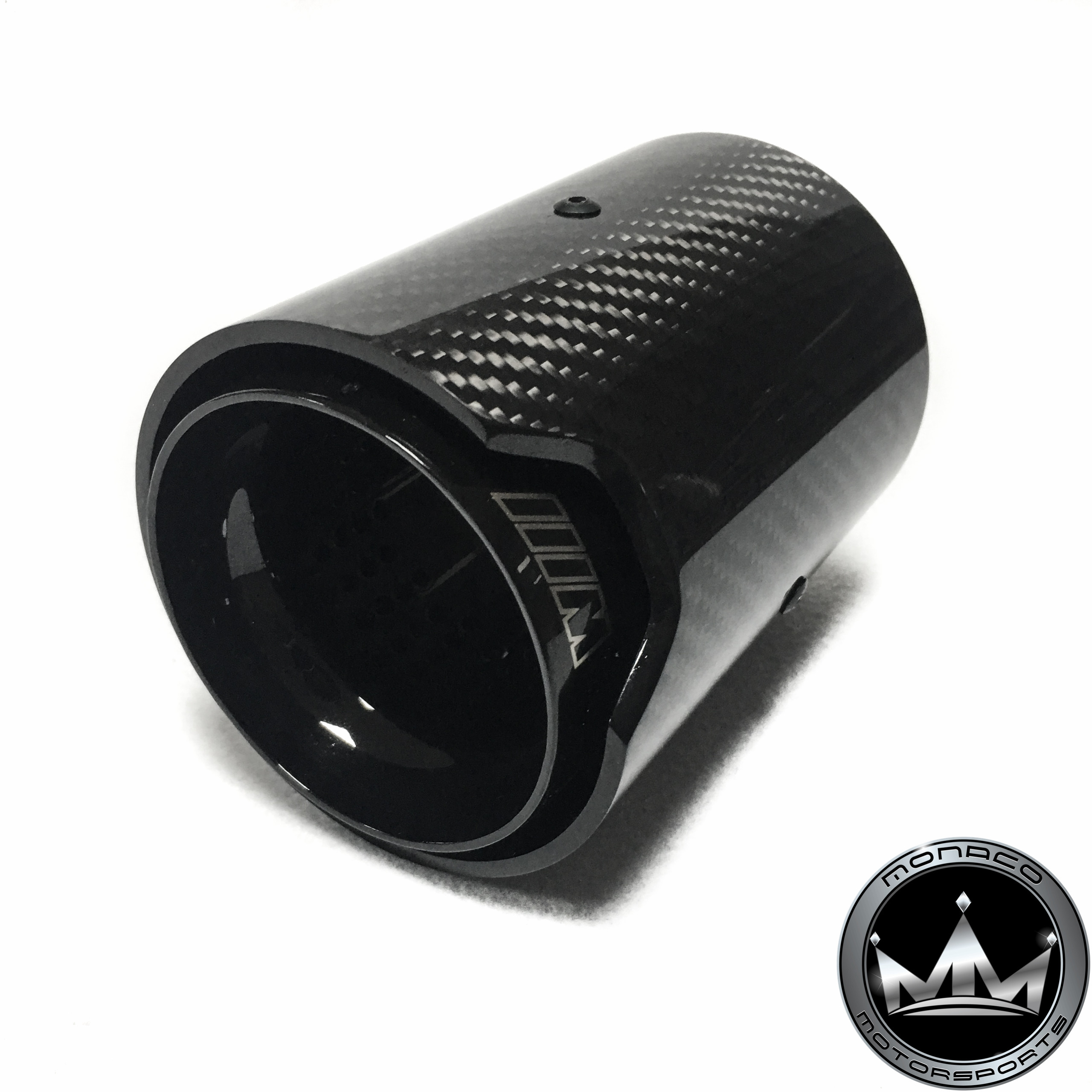 BMW 2, 3, & 4 (F22, F30, F32, F36) Series Black/Carbon Fiber Exhaust Tips
