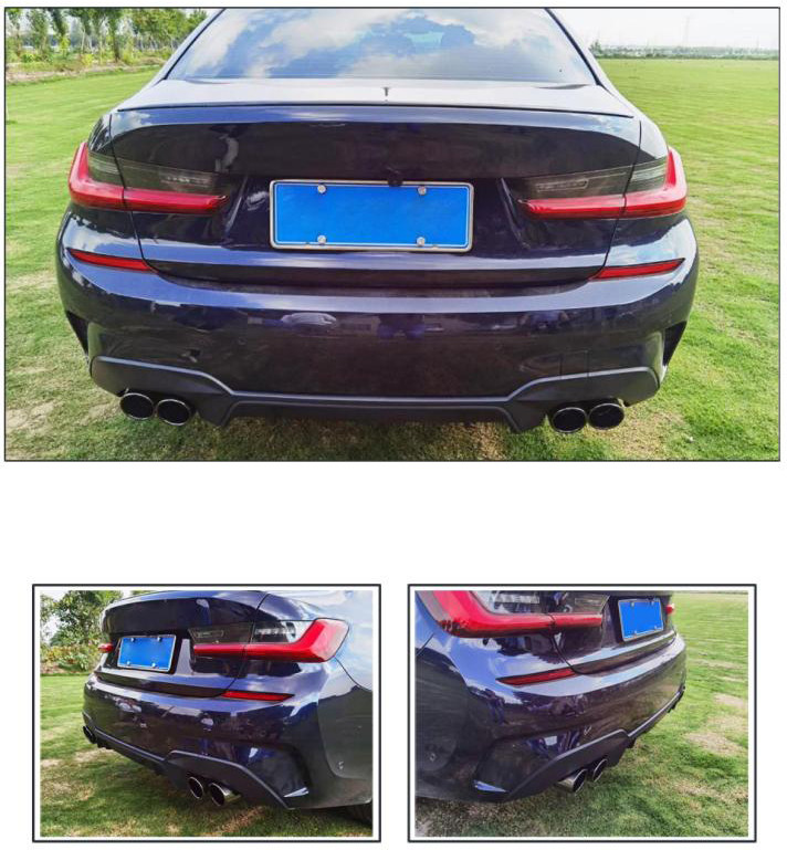 BMW G20 330i Quad/Dual Exhaust Tips