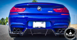 BMW M6 (F06 F11 F13) V2 Style Carbon Fiber Diffuser