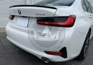 BMW M3/3 Series G80 G20 Carbon Fiber M Style Trunk Spoiler