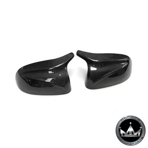 BMW X3 & X4 (G01 G02) M Style Carbon Fiber Mirror Cover Replacements BMW X3 & X4 (G01 G02) M Style Carbon Fiber Mirror Cover Replacements