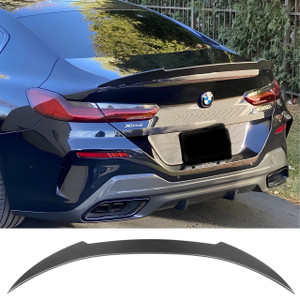 BMW M8 840i M850i Carbon Fiber V Style Trunk Spoiler