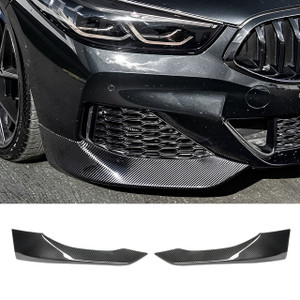 BMW 840i M850i Carbon Fiber Front Bumper Splitters