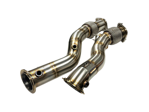 Evolution Racewerks 2020+ BMW F97 X3M | F98 X4M Competition Series Catless Downpipe Evolution Racewerks 2020+ BMW F97 X3M | F98 X4M Competition Series Catless Downpipe