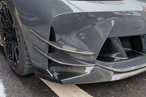 BMW G80/G82/G83 M3 M4 Carbon Fiber AC Style Front Bumper Canards BMW G80/G82/G83 M3 M4 Carbon Fiber AC Style Front Bumper Canards