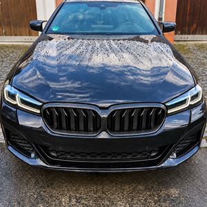 2021-2023 BMW M5 & 5 Series F90/G30 Dual Slat Grilles (Gloss Black, Tri-Color, Carbon Fiber)
