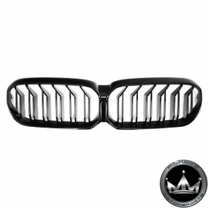 2021-2023 BMW M5 & 5 Series F90/G30 Dual Slat Grilles (Gloss Black, Tri-Color, Carbon Fiber)