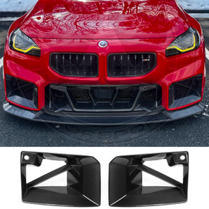 2023+ BMW G87 M2 Carbon Fiber M Performance Style Front Air Ducts - Monaco Motorsports