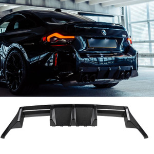 2023+ BMW G87 M2 Coupe M Performance Style Carbon Fiber Rear Diffuser