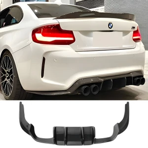 BMW F87 M2 Carbon Fiber  V Style Rear Diffuser