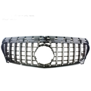 2017-2019 Mercedes Benz CLA GTR Style Silver Grille - Monaco Motorsports 2017-2019 Mercedes Benz CLA GTR Style Silver Grille - Monaco Motorsports