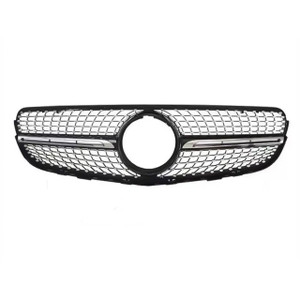 2015-2019 Mercedes Benz GLC-Class Diamond Style Front Black Grille  W253 2015-2019 Mercedes Benz GLC-Class Diamond Style Front Black Grille  W253