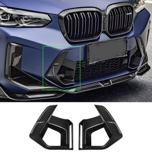 BMW X3M & X4M F97 F98 SQ Style Dry Carbon Fiber Front Bumper Air Ducts