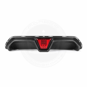 2021-2023 BMW F90 M5 Carbon Fiber CS Style Diffuser with LED Brake Light 2021-2023 BMW F90 M5 Carbon Fiber CS Style Diffuser with LED Brake Light