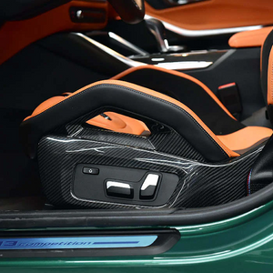 BMW G87 G80 G82 G83 M2/M3/M4 Carbon Fiber Seat Side Trims BMW G87 G80 G82 G83 M2/M3/M4 Carbon Fiber Seat Side Trims