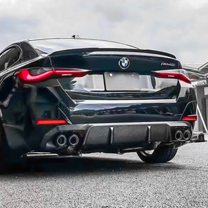BMW G26 M440i 430i Carbon Fiber 3D Style Rear Diffuser