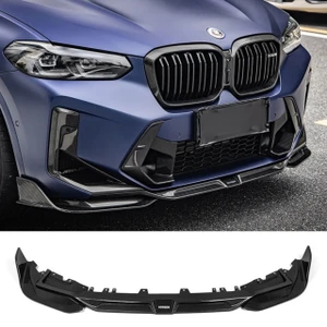 BMW X3M & X4M (F97/F98) SQ Style Dry Carbon Fiber 3-Piece Front Lip