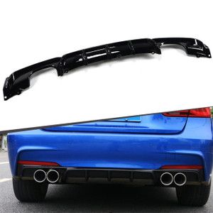 BMW F30 3 Series Gloss Black Performance Style Diffuser
