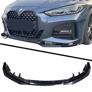 BMW G22/G23 430i M440i Gloss Black CS Style Front Lip Set