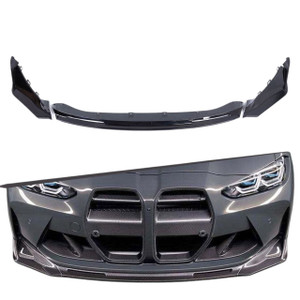 BMW G80/G82/G83 M3 M4 Gloss Black V Style Front Lip & Splitters Set