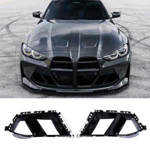 BMW G80/G82/G83 M3 M4 Gloss Black M Performance Style Front Bumper Air Ducts