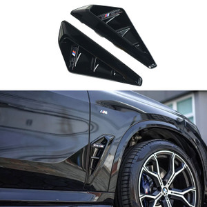 2019-2023 BMW X5 & X5M (G05 F95) Gloss Black Side Fender Vent Trim Covers
