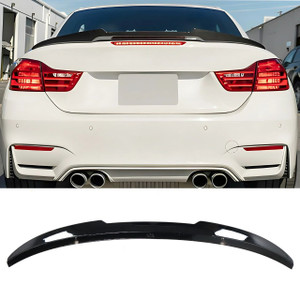BMW M4/4 Series Convertible F83 F33 Gloss Black V Style Trunk Spoiler