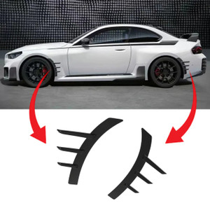 2023+ BMW M2 G87 Gloss Black M Performance Wheel Fender Flares