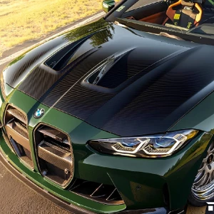 BMW G80 M3 / G82 G83 M4 Carbon Fiber Alpha N Style Vented Hood