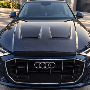 2023+ Audi Q8 SQ8 RSQ8 Carbon Fiber M Style Vented Hood