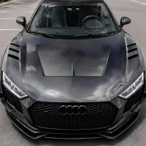 2016-2020 Audi R8 Carbon Fiber 1016 Style Vented Hood | MK2 Gen 2