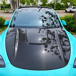 Tesla Model Y Carbon Fiber CMS Style Hood