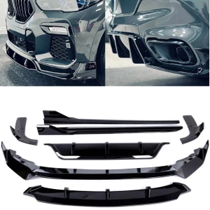 2024-2027 BMW X6 G06 LCI Gloss Black B Style Full Body Kit